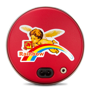 彩虹（RAINBOW）电热暖手器(小号) 充电暖手炉暖手宝 取暖绒布套安全防爆 *2件