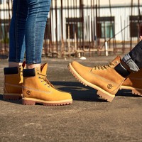 Timberland添柏岚踢不烂经典男女靴防水大黄靴工装靴10061 10361