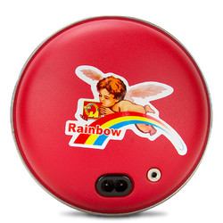 彩虹（RAINBOW）电热暖手器(中号) TB22充电暖手炉暖手宝 取暖绒布套安全防爆 *2件