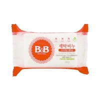 移动专享：B&B 保宁 婴儿天然抗菌甘菊洗衣皂 200g *5件