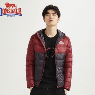 限尺码：LONSDALE 龙狮戴尔 HY132321513 男款户外羽绒服