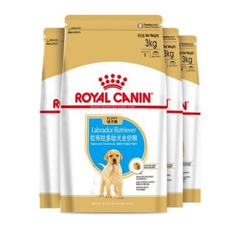 皇家狗粮（Royal Canin）幼犬 拉布拉多幼犬全价粮 3kg*4