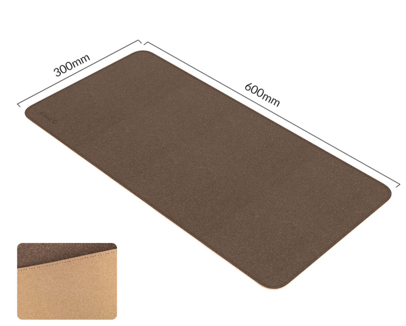 orico奥睿科双面软木鼠标垫300600