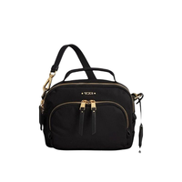 TUMI 途明 Voyageur系列女士尼龙拉链手提斜挎包0196308D 黑色小号