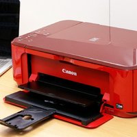 Canon 佳能 MG3680 彩色喷墨一体机 红色