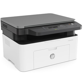 HP 惠普 136a 黑白激光打印机+小白学习盒子增值会员 白色