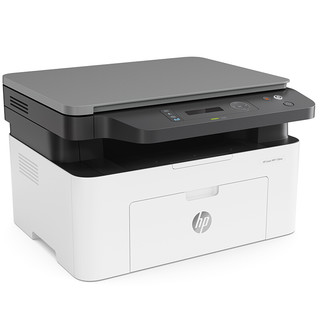 HP 惠普 136nw 黑白激光打印机+小白学习盒子 白色
