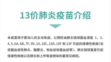 儿童 沃森13价肺炎疫苗(单针)接种服务 预约代订 预计1-2个月内