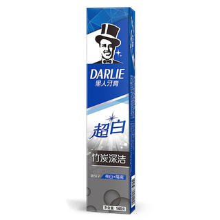 DARLIE 黑人 超白系列超白竹炭小苏打牙膏套装