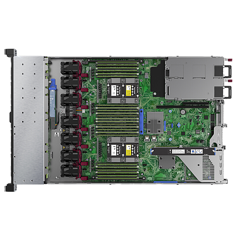 HP 惠普 DL360 Gen10 机架式 服务器 (至强铜牌 3206R、八核、24个内存插槽、16GB 内存、2 个1.2TB HDD、四口千兆网络接口、500W 电源)