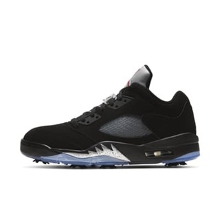 AIR JORDAN V Low Golf 中性高尔夫鞋 CU4523-003 黑/金属银/白色/火焰红