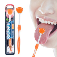 德泰克 舌苔清洁器 美国进口DenTek硅胶刮舌板洁舌器 舌苔刷一只装