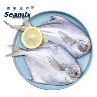 禧美 国产银鲳鱼300g袋装 4-6条 深海鱼 烧烤食材 生鲜海产 *8件