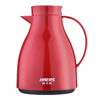 HAERS 哈尔斯 LKG-1000-5 玻璃内胆有手柄保温壶 1L 红色