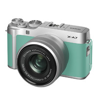 FUJIFILM 富士 微单相机X-A7（XC15-45MM）薄荷绿