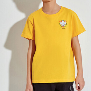 361° 男童卡通短袖针织衫 N52023203 芒果黄 170cm