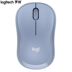 罗技（Logitech）M221静音鼠标 无线鼠标 雾霭蓝