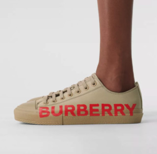 BURBERRY 博柏利 运动帆布鞋 80376491 深蜂蜜色 38