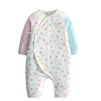 gb 好孩子 婴儿纯棉和尚服系带套装 MN20130003 浅粉
