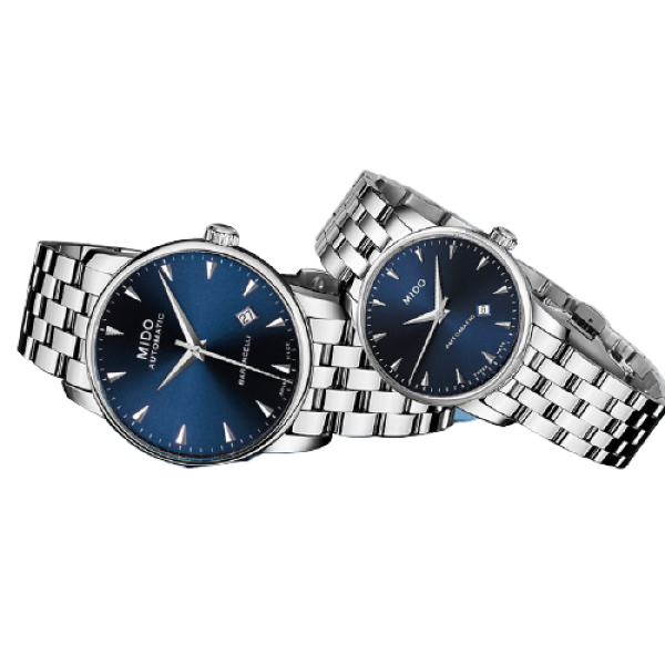 商品mido 美度 午夜蓝系列 情侣机械手表 m8600.4.15.