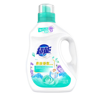 超能 亲肤香氛洗衣液 花果香型 1kg*2瓶+800g*2袋