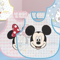 Disney 迪士尼 婴幼儿吃饭罩衣围兜 均码