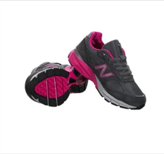 new balance 990 V3 女士跑鞋 W990GP4 紫红色/灰色