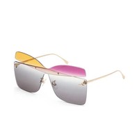 银联返现购：FENDI 芬迪 Fashion FF-0399-S-001B-9O 女士墨镜