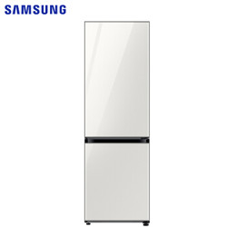 三星（SAMSUNG）333升 BESPOKE DIY自由组合冰箱 玻璃面板 风冷 智能变频 RB33R300435/SC(光晕白）