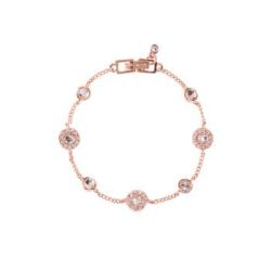 GIVENCHY 纪梵希 清新系列闪耀仿水晶玫瑰金色女士手链 60404220-9DH