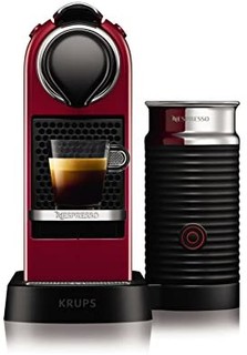 NESPRESSO by Krups XN760540 Citiz and Milk Coffee Machine, 1710 Watt, Red