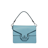 COCCINELLE 可奇奈尔 Ambrine系列女士细粒面牛皮翻盖式单肩风琴包COBG922N91