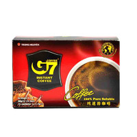 G7 COFFEE G7中原美式速溶黑咖啡0蔗糖0脂燃减低脂肪卡健身30g*3盒(可冲45杯)