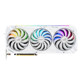 华硕 ASUS ROG-STRIX-RTX3080-O10G-WHITE 1905-1935MHz 吃鸡电竞游戏专业显卡 白色特别版 赛博朋克 2077