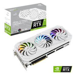 华硕 ASUS ROG-STRIX-RTX3070-O8G-WHITE  1905-1935MHz 吃鸡电竞游戏专业独立显卡 白色特别版 赛博朋克