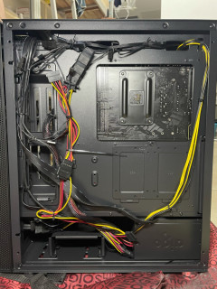 aigo爱国者炫影5rgbatx机箱全侧透黑色