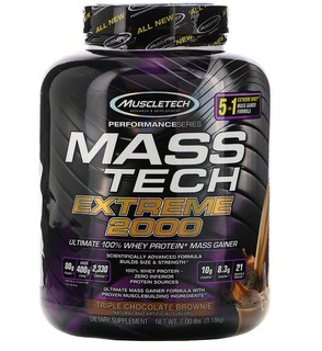 MUSCLETECH 肌肉科技 性能系列 增肌粉 三重巧克力蛋糕味 7磅