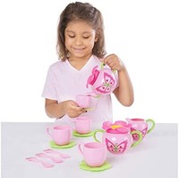 Melissa ; Doug 贝拉蝴蝶假装游戏茶具套装（食品*材料，不含 BPA，耐用结构