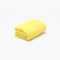 玛万mawalife洗脸毛巾卸妆小方巾毛孔清洁洗脸巾洁面巾卸妆湿巾 黄色 25*36cm *8件