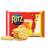 亿滋印尼原装进口乐之(RITZ) 夹心饼干 芝士味 9小包243g *5件