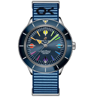 Breitling 百年灵 Superocean Heritage '57 Limited Edition II 男士机械表 蓝色