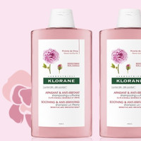 法国klorane康如芍药洗发水护发素套装缓解敏感头皮