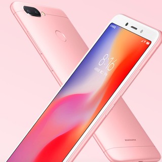  红米 REDMI  6 4G手机 4GB+64GB 樱花粉