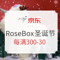 京东 玫瑰盒子（RoseBox）自营旗舰店 圣诞节专场