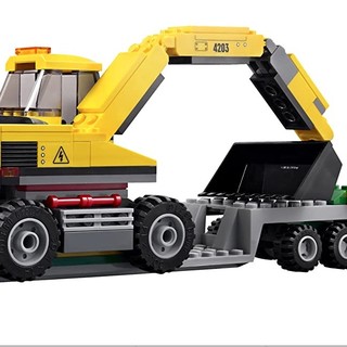 LEGO 乐高 City城市系列 4203 城市挖掘机运输工具