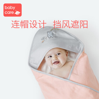 babycare婴儿抱被 新生儿宝宝包被初生纯棉襁褓包巾用品秋冬加厚 加斯顿湾-四季款