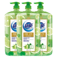 超能 离子去油洗洁精 1.5kg*3瓶 柠檬护手