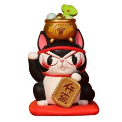 52TOYS 泡面猫头顶有粮招财进宝系列盲盒 随机1款