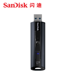 闪迪CZ880优盘USB3.1高速256/128G固态U盘金属加密商务无盒 8成色