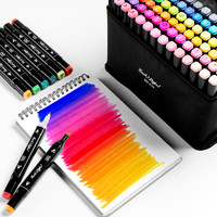 博格利诺（BOGELINUO）Touch马克笔套装正品绘画笔动漫用彩色双头水彩酒精油性笔 学生手绘设计40色